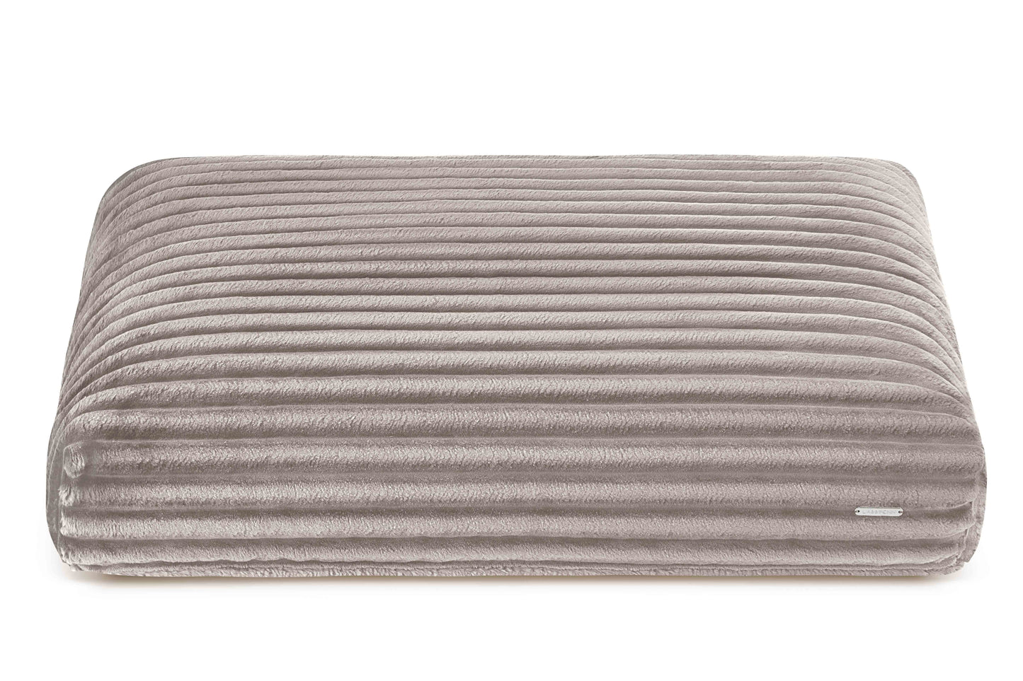 FURO-Hondenkussen-beige, velvet hondenmand, velvet hondenbed, velvet hondenmatras