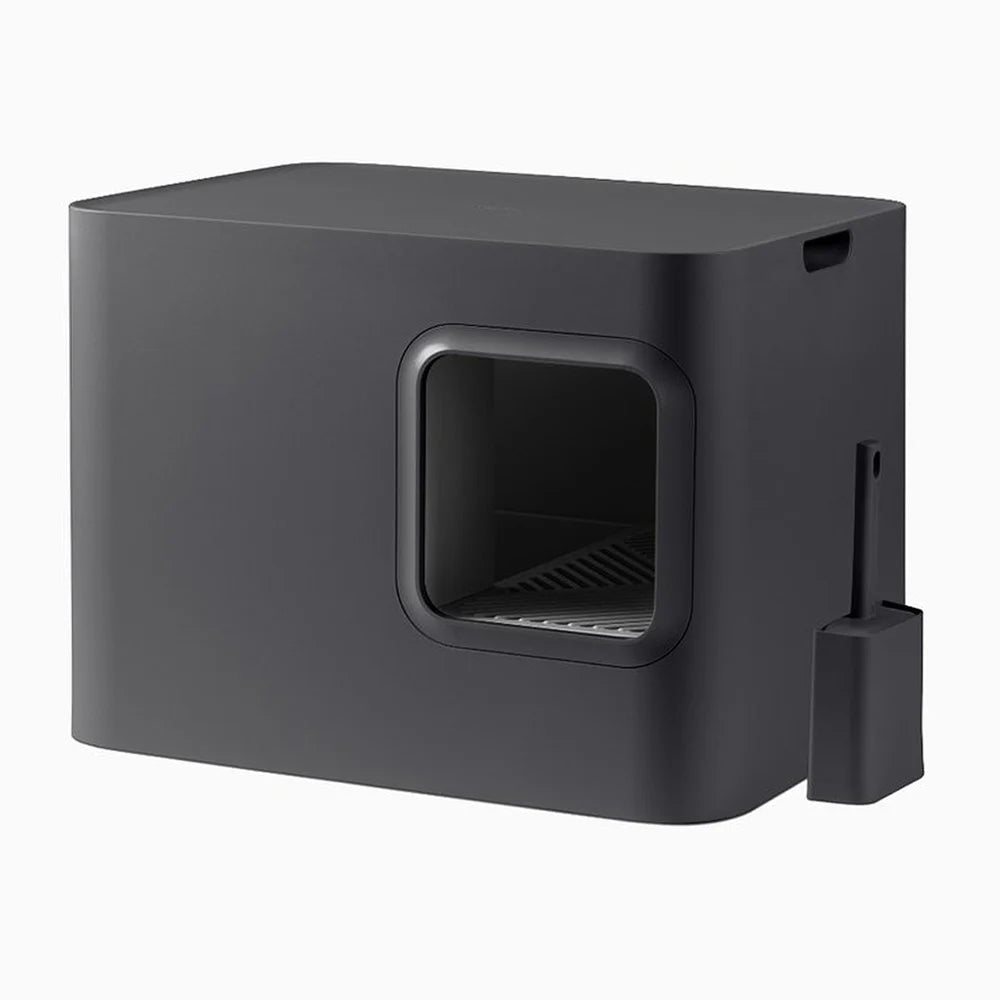 Hoopo Dome Kattenbak Grijs