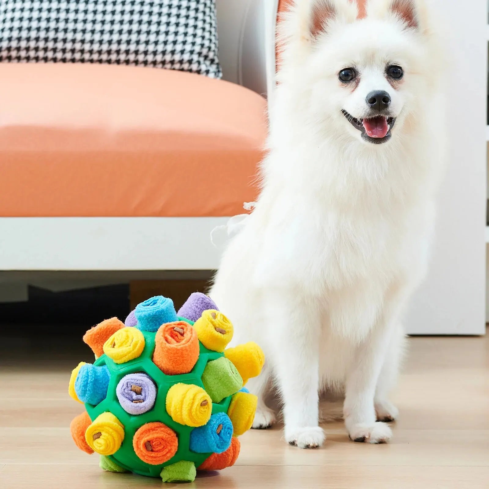 Snuffeltapijt voor honden, speelgoed, huisdiermat, tapijt, interactief hondenspeelgoed, intellectueel speelgoed kan worden gewassen, opvouwbaar en antislip zijn om het natuurlijke foerageren te