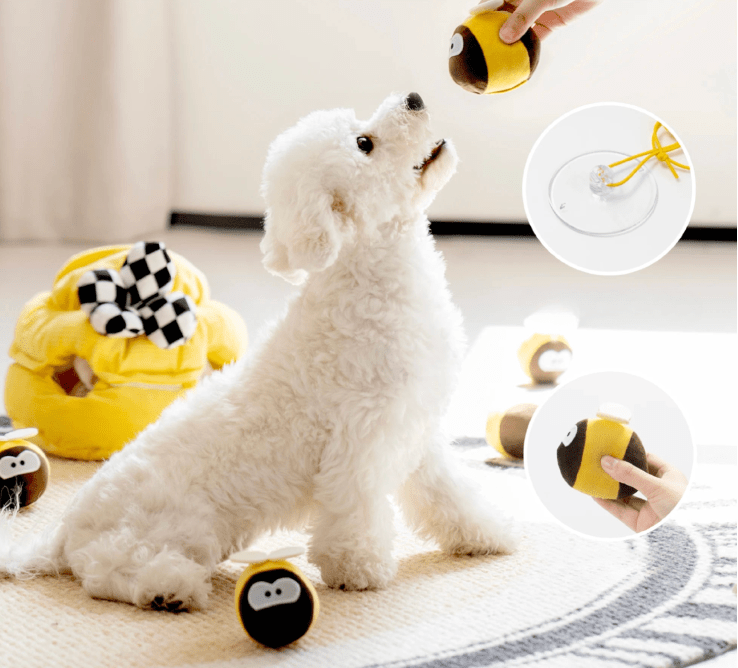 honingraat bijenkorf snuffelspel hond snuffelmat