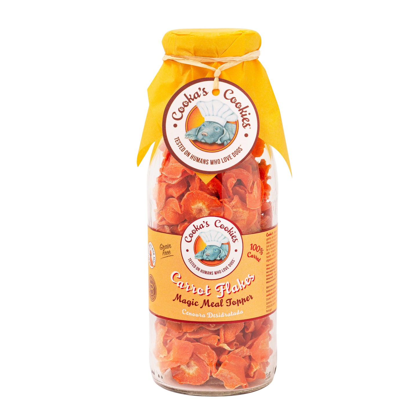 Air-dried carrot flakes - 140g