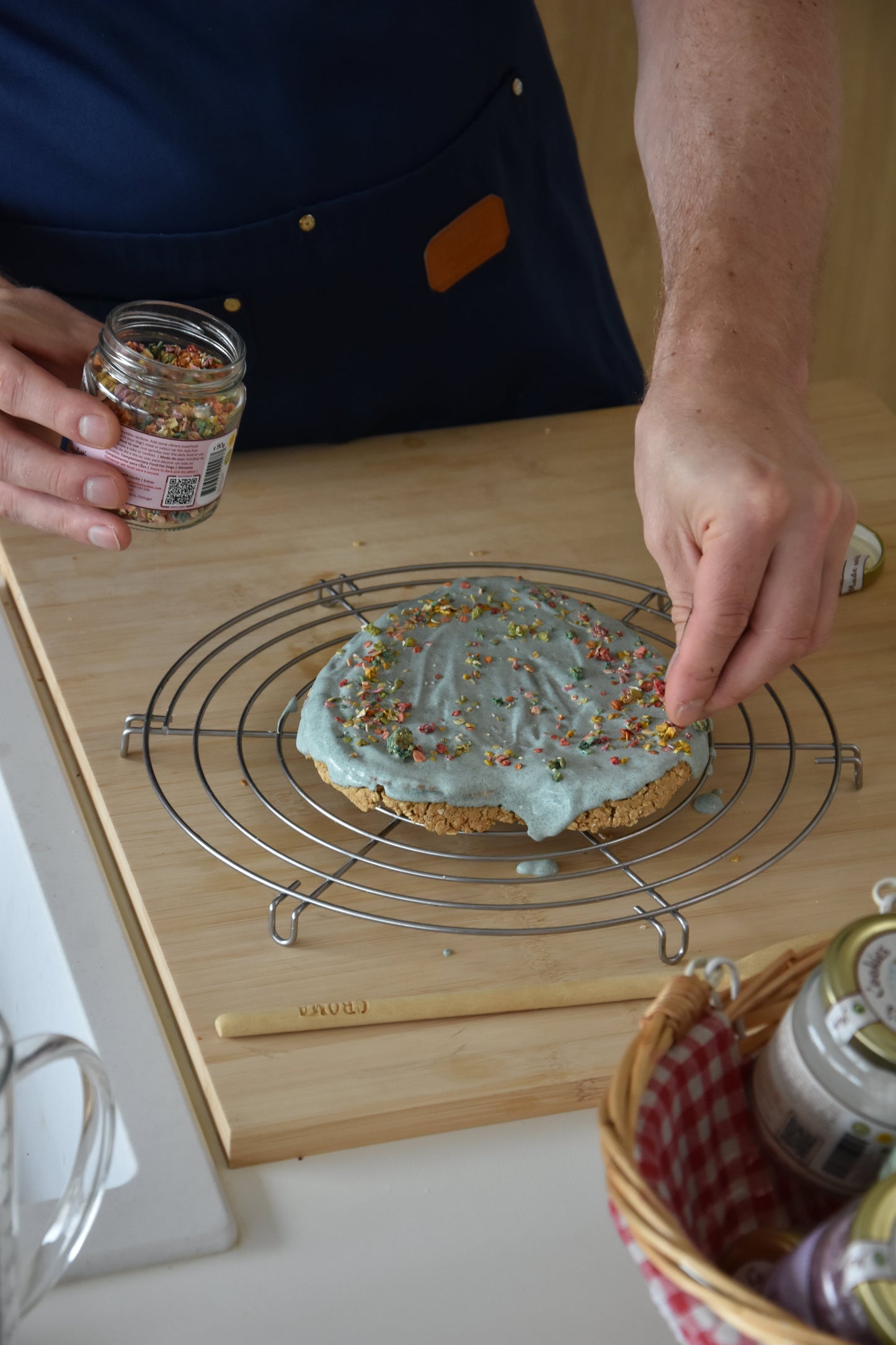 Green Garden Shrimp - pakket feestelijke hondentaart