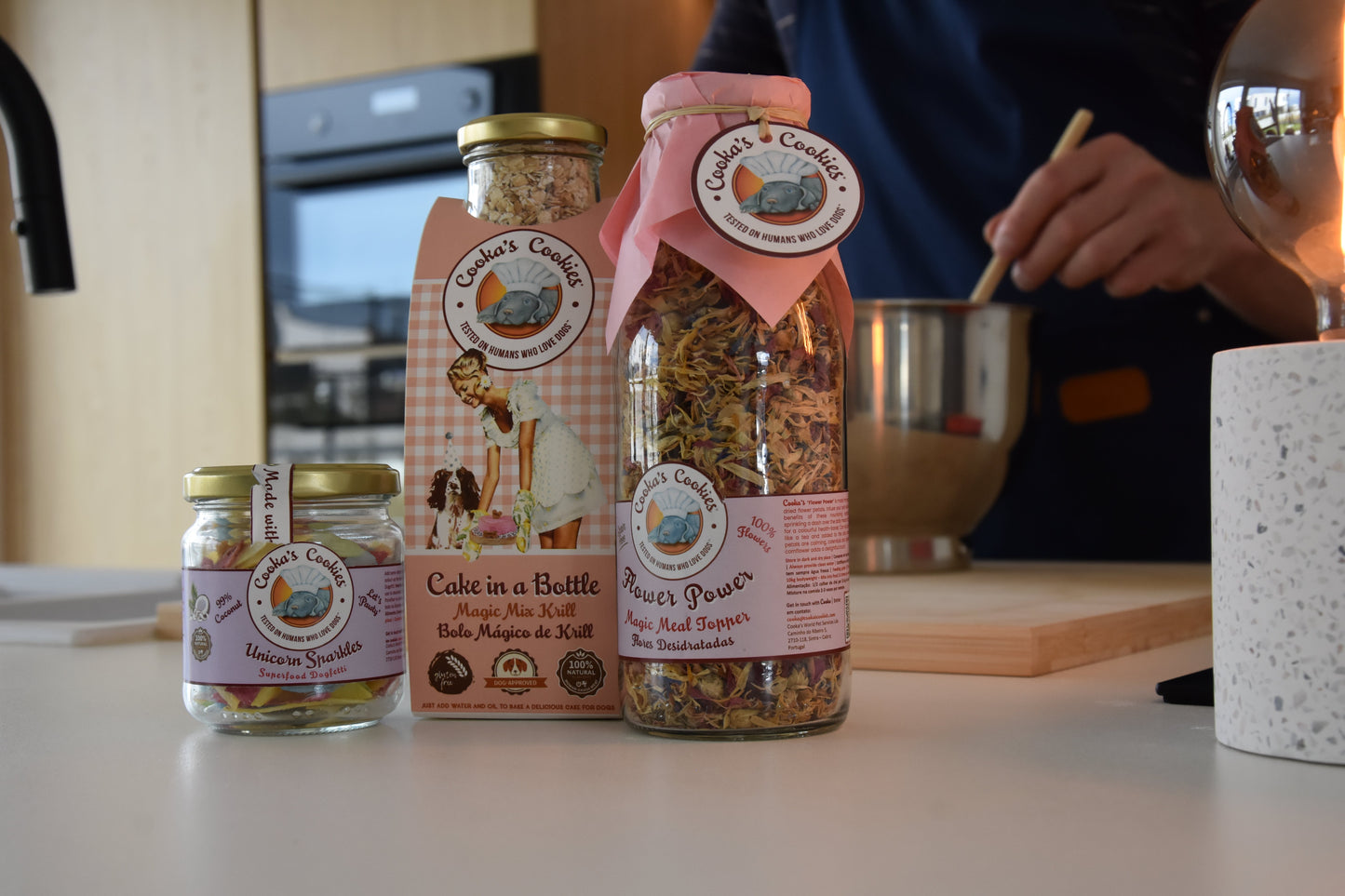 Unicorn Shrimp - pakket feestelijke hondentaart