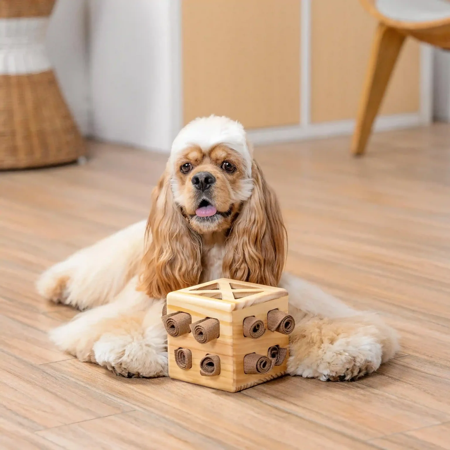 Snuffle Rubik's Cube hondenpuzzel - Betrokkenheid creëren - Vermaken - Toegevoegde waarde bieden
