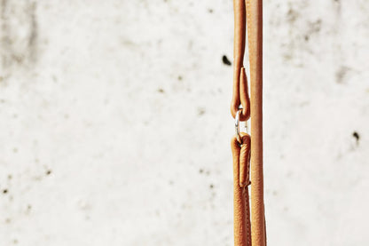 AMICI Stijvolle Set Halsband + Riem Cognac