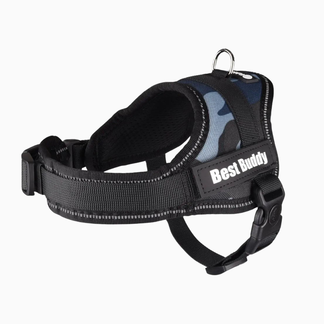 Pluto Harnas Blauw Camouflage