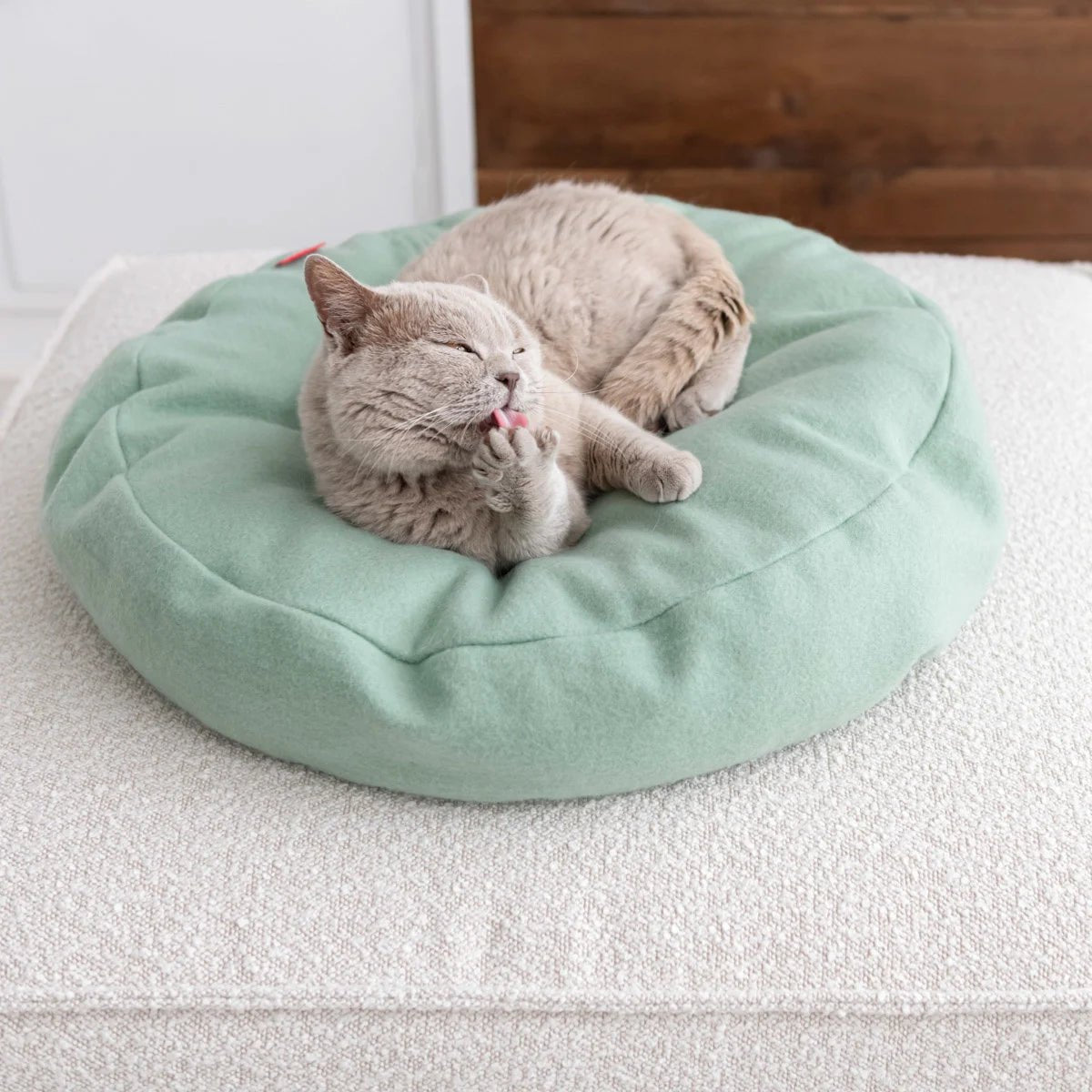 donut kattenmand mintgroen