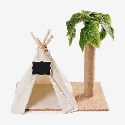 Katten Tipi Bed met Krabpaal