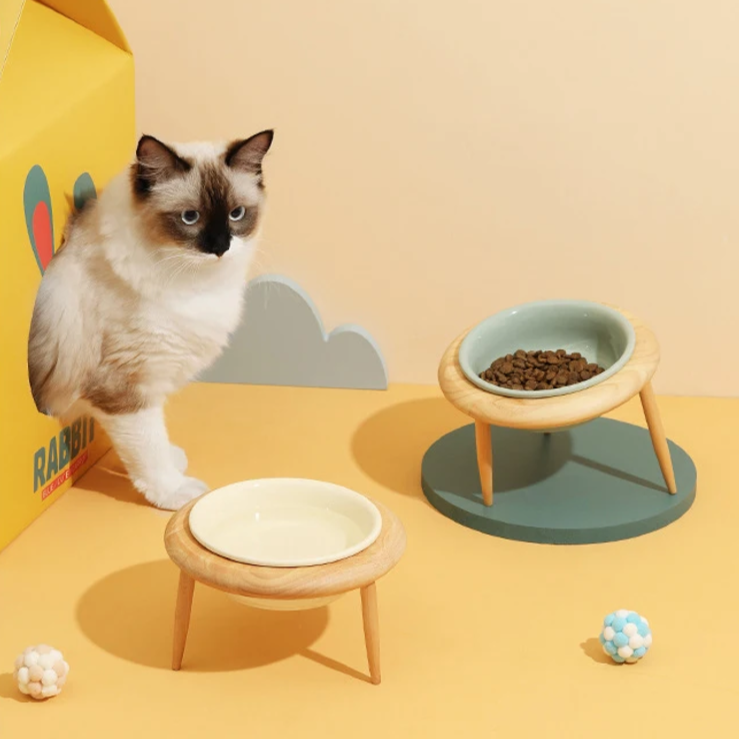 keramische voerbak en drinkbak kat hond, scandinavisch design