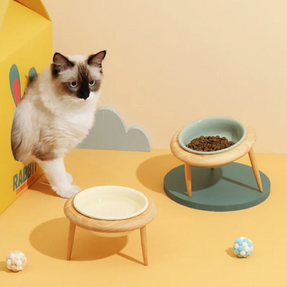 keramische voerbak en drinkbak kat hond, scandinavisch design