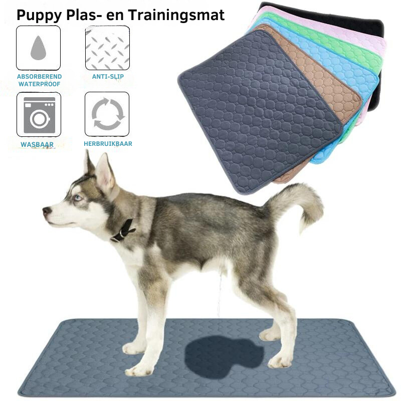 Puppy Trainingsmat Plasmat Wasbaar Herbruikbaar Pettino