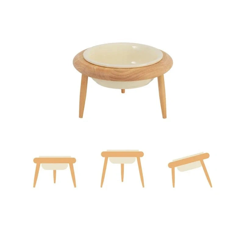 drinkbak, voerbak, scandinavisch design, driepoot