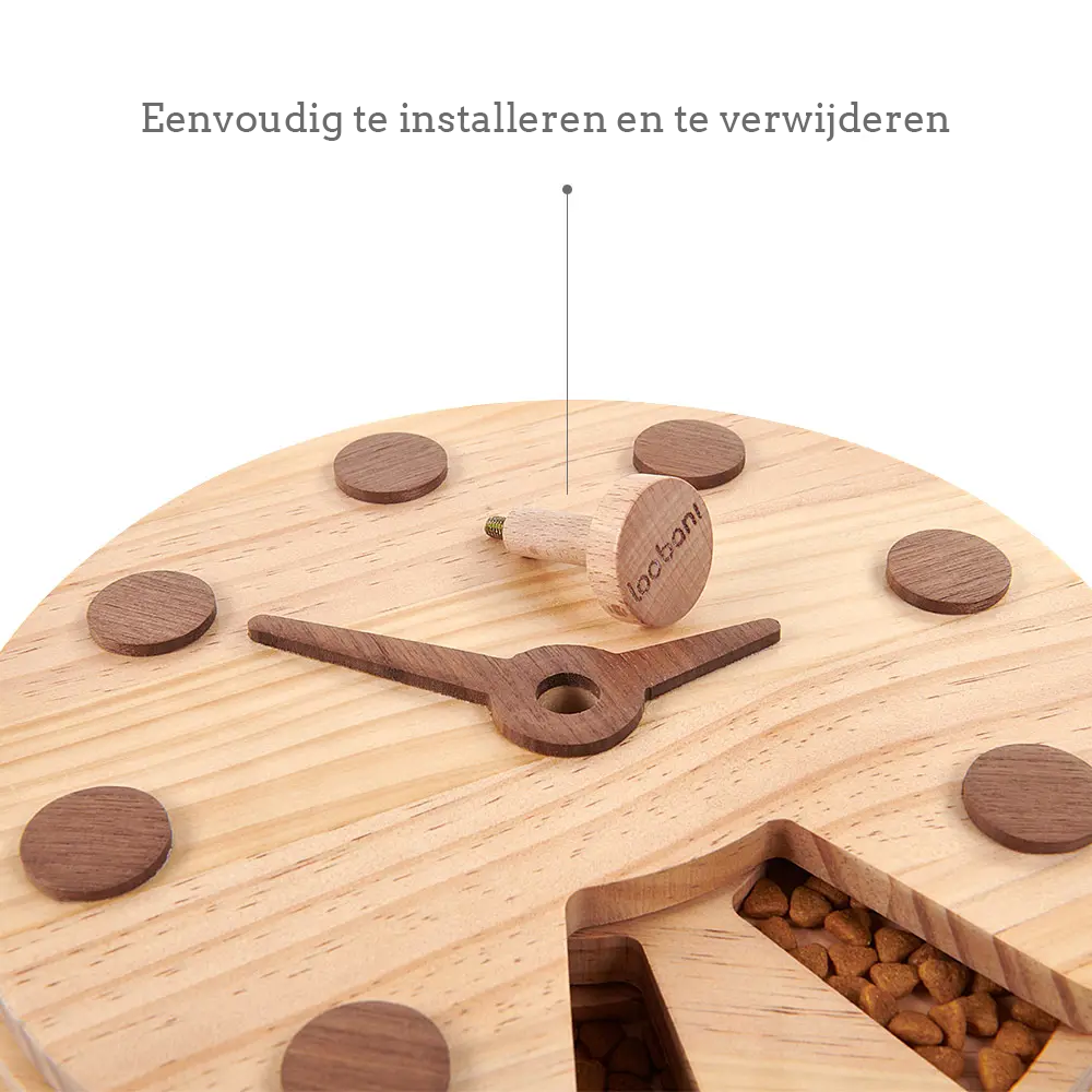 Wall Clock hondenpuzzel- Betrokkenheid creëren - Vermaken - Toegevoegde waarde bieden