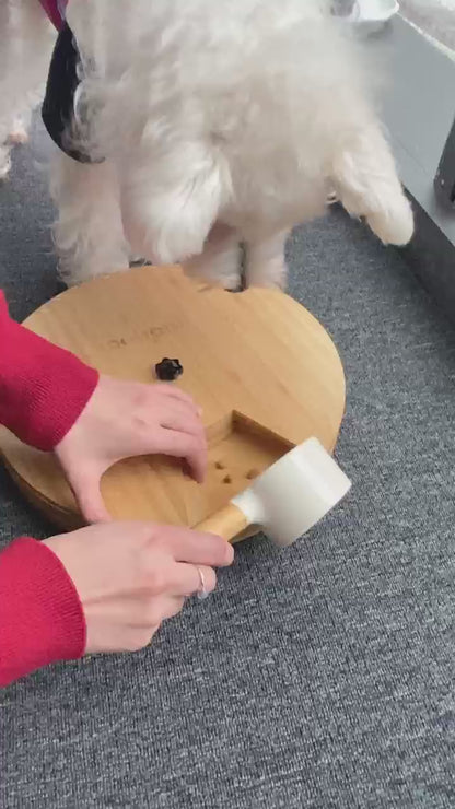 Wall Clock hondenpuzzel- Betrokkenheid creëren - Vermaken - Toegevoegde waarde bieden