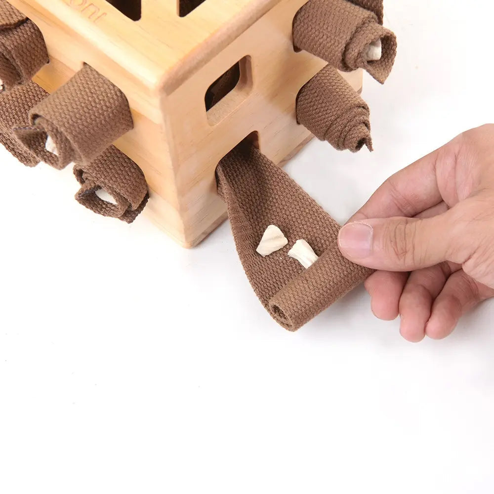 Snuffle Rubik's Cube hondenpuzzel - Betrokkenheid creëren - Vermaken - Toegevoegde waarde bieden